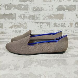 New Rothy's The Loafer Mocha Knit Round Toe Slip On Loafers K721